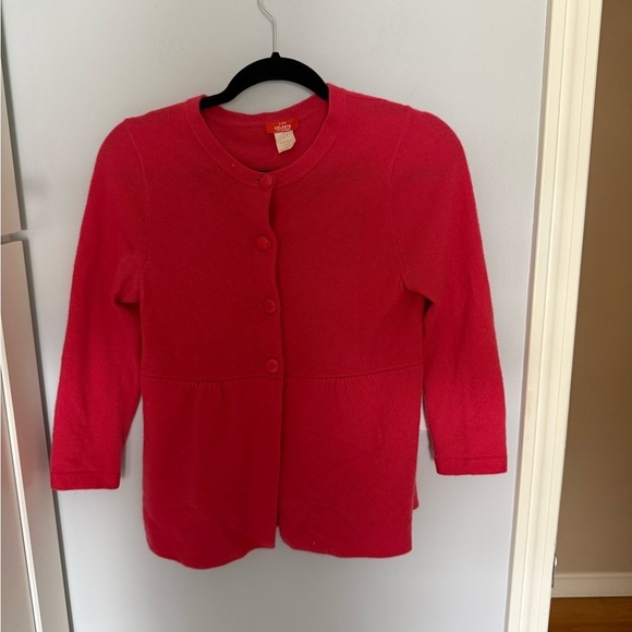 J. Crew Sweaters - J.Crew Celeste 100% Cashmere Cardigan | XS | Bright Pink Button Front Sweater
